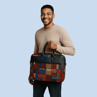 Gbenga Ankara Laptop Bag